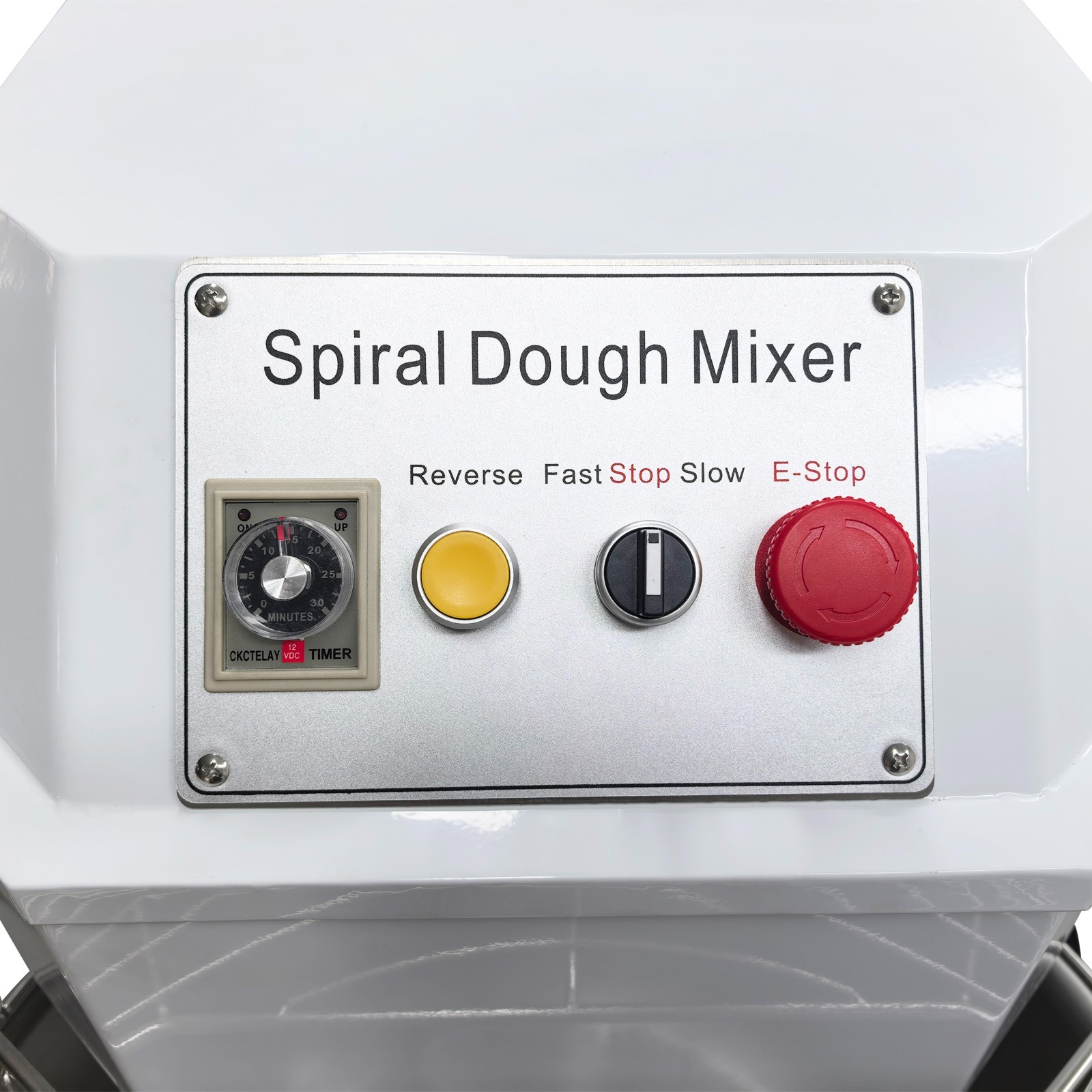 80L Commercial Dough Mixer, 220V 3 Phase Double Acting Double Speed Spiral Mixer