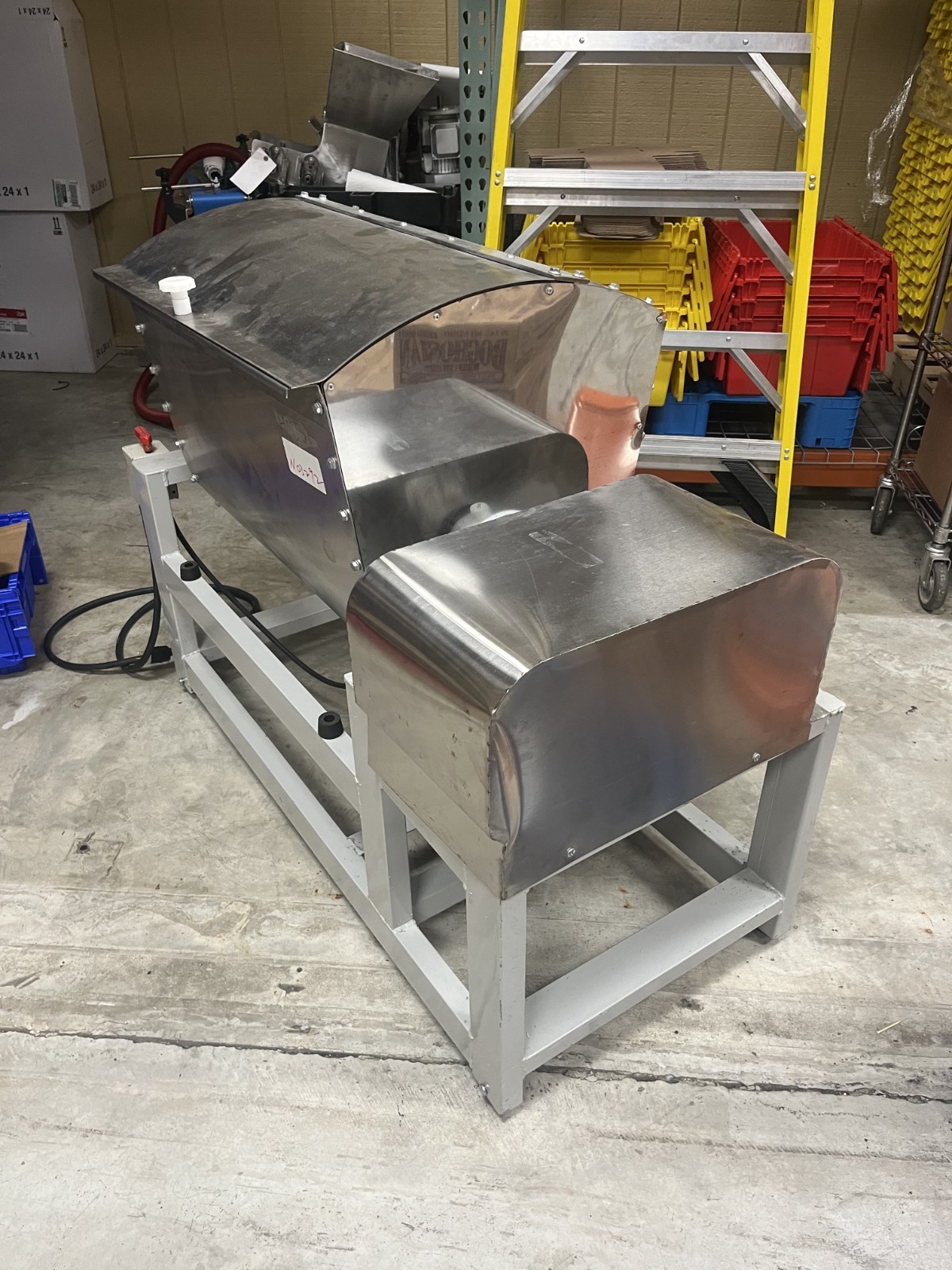 NEVER USED 75 Quart Horizontal Ribbon Arm Dough Mixer 220V 4.5hp motor