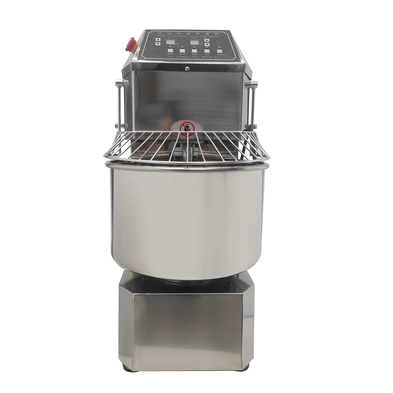 30L Commercial Bakery Mixer 110V Inverter Double Speed Double Action Auto Timer