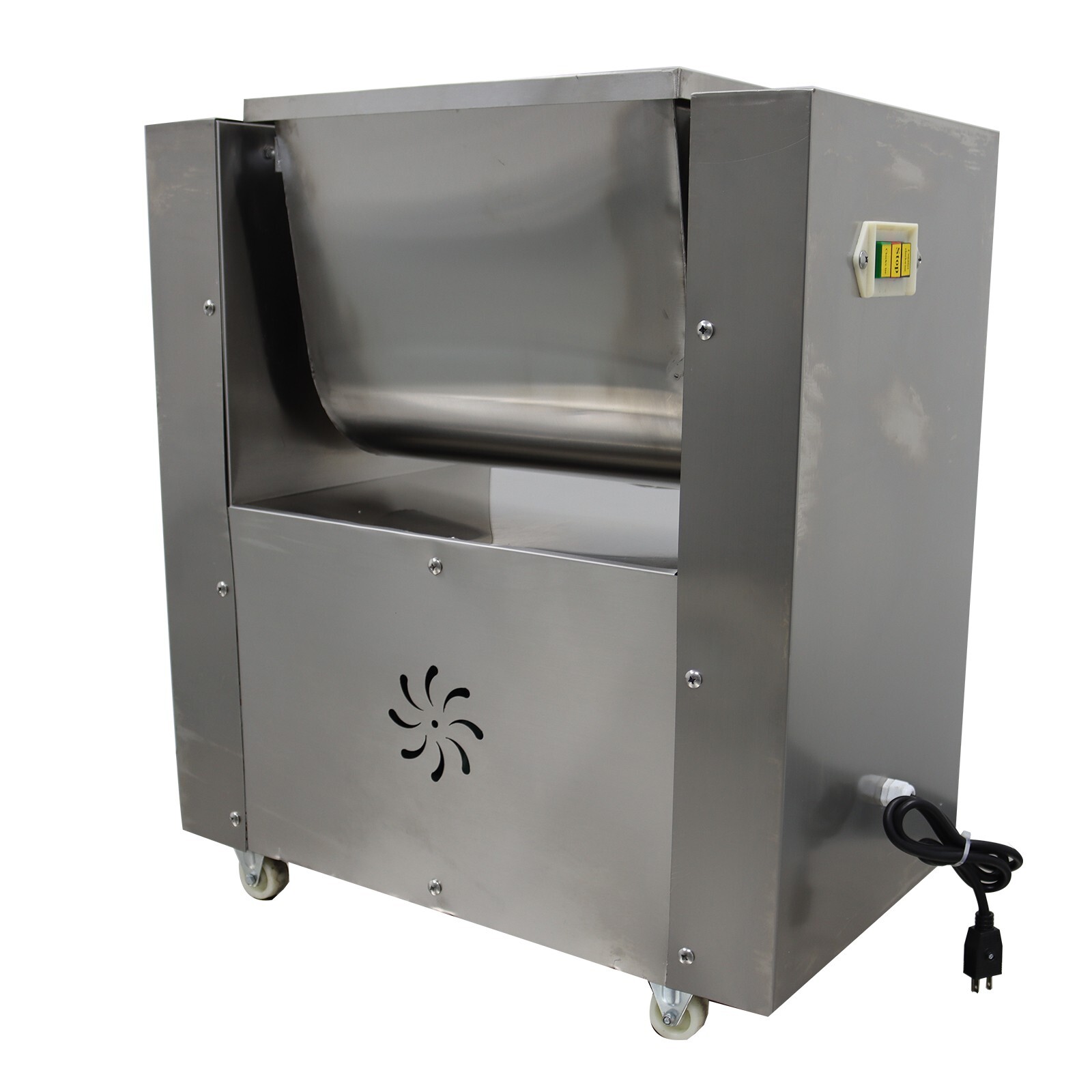 110V Commercial Electric Meat Mixer Blending Equipment with Tiltable Hopper 30L