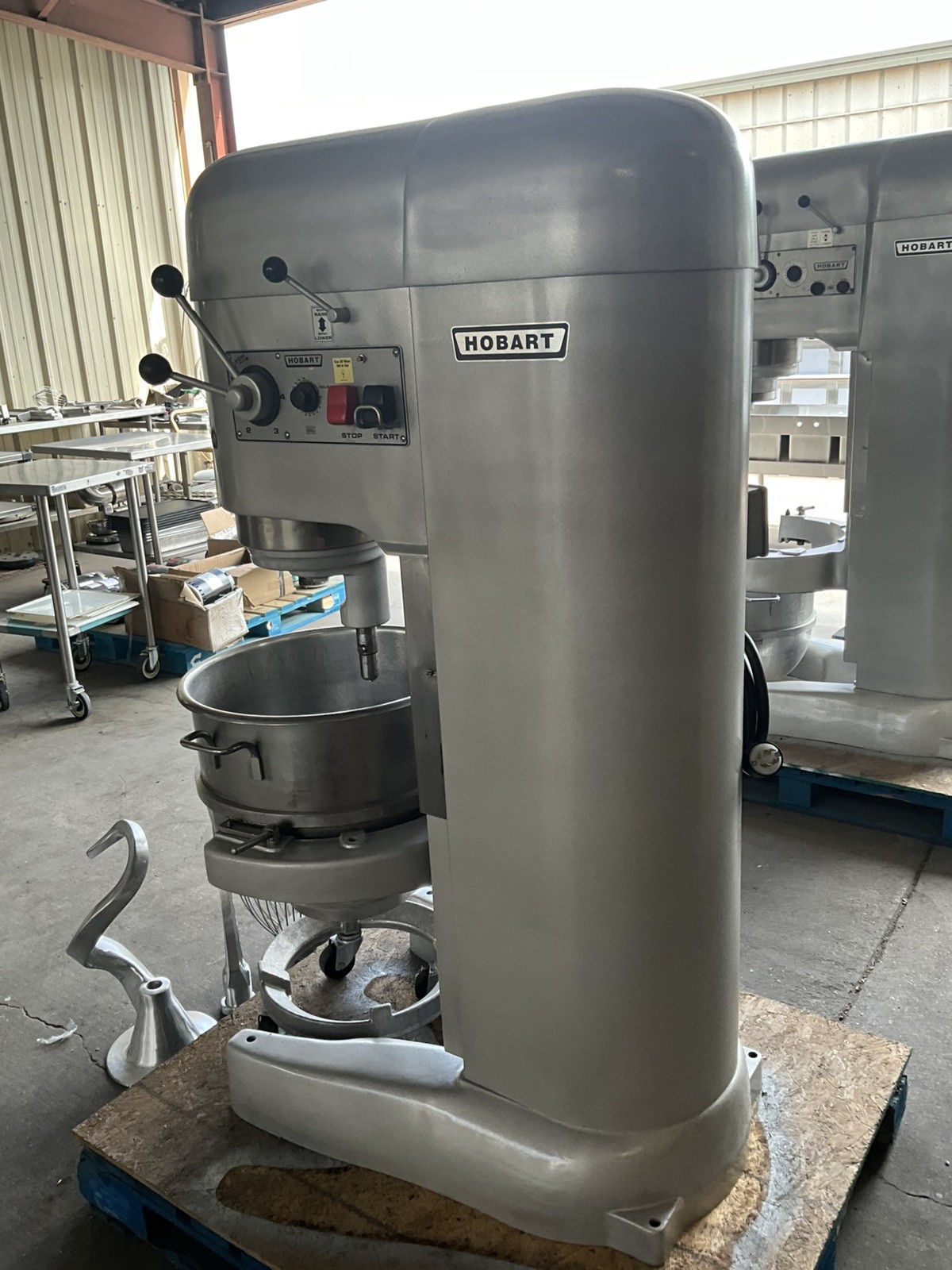 Hobart 80qt Dough mixer M802 Pizza Bakery Planetary Floor Mixer Paddle hook