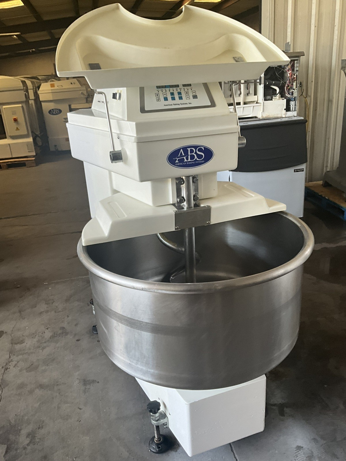 American Baking Systems 200qt SPIRAL DOUGH MIXER SM-200 BAKERY 2 SPEED ABS E