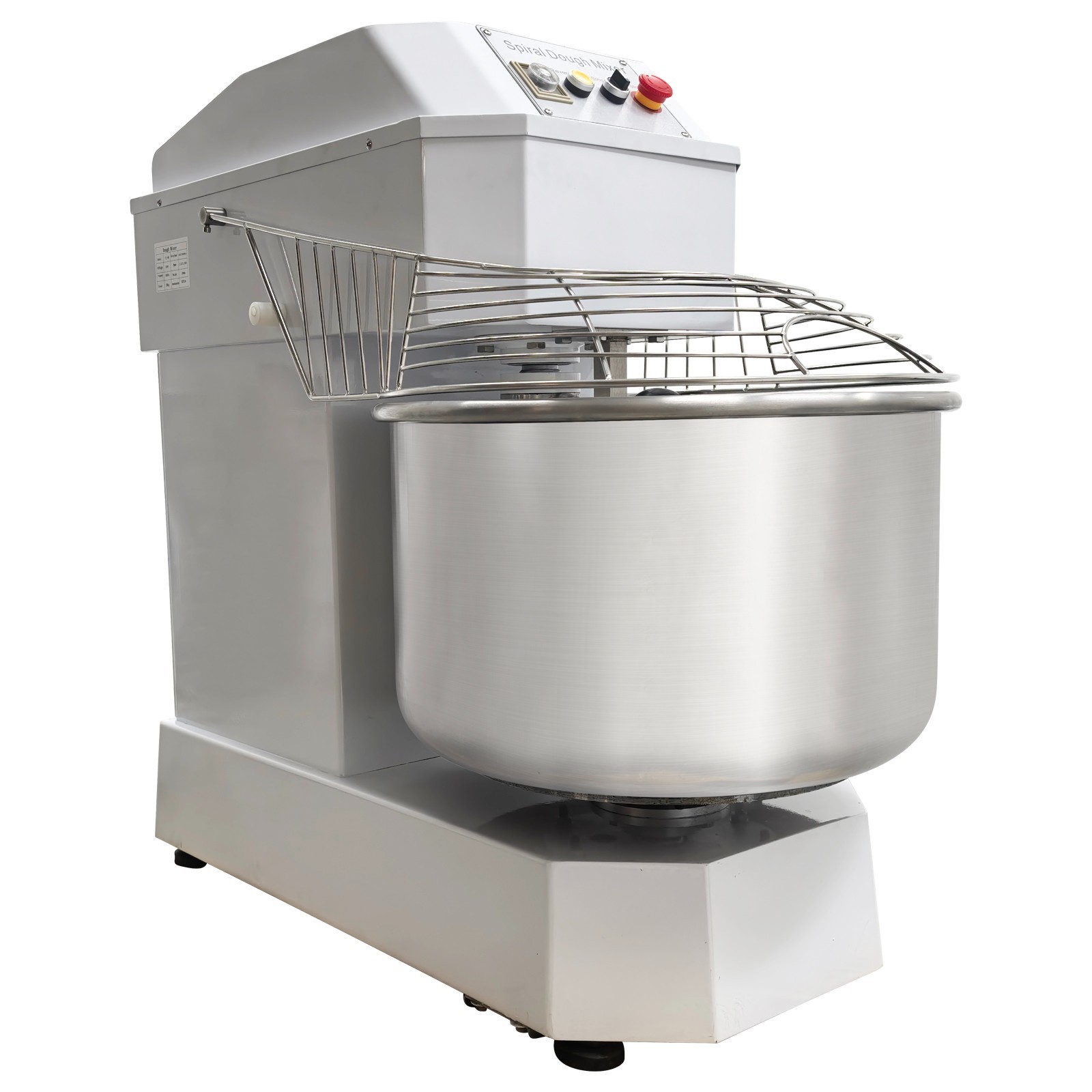 80L Twin-Gear & Dual-Speed Planetary Mixer 220V 3-Phase Industrial Dough Mixer​​