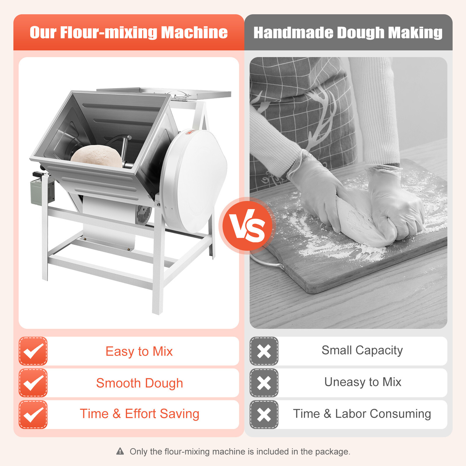 Commercial Electric Dough Mixer Bread Kneading Machine Automatic Flour Mixer