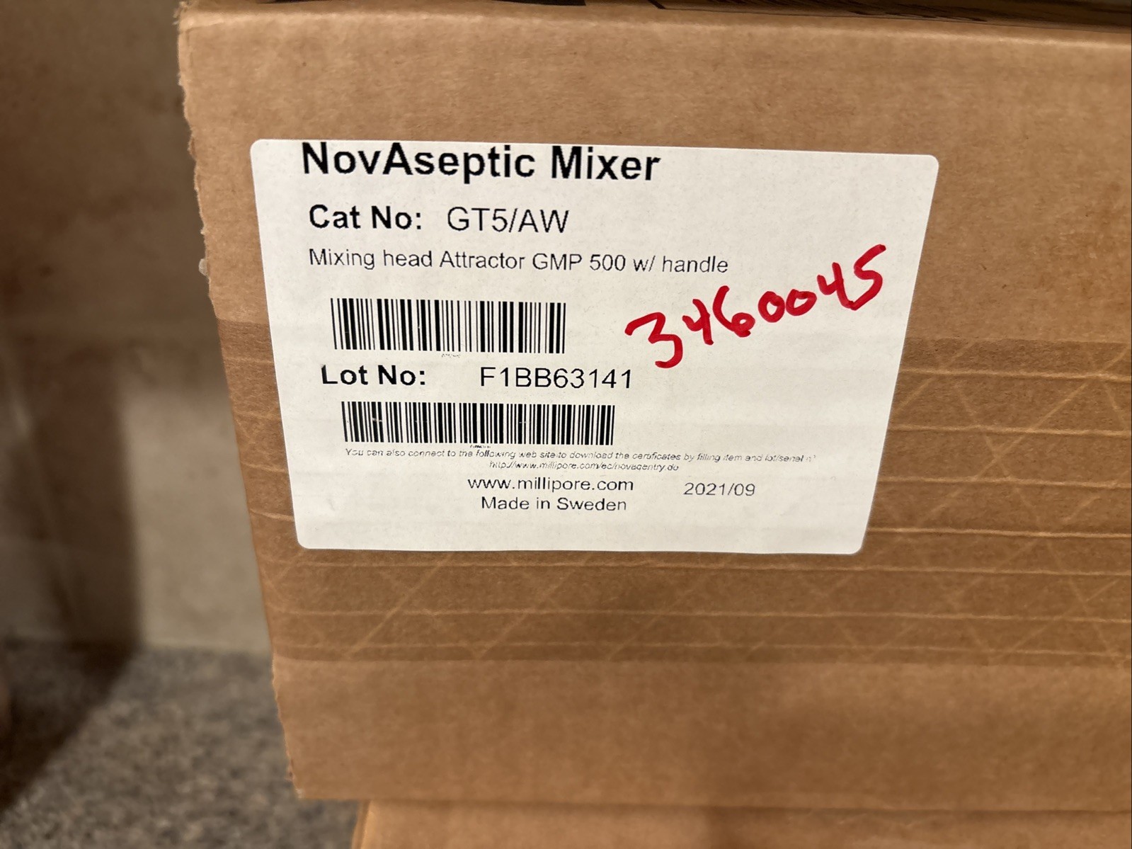 NovaSeptic Mixer GT5/AW Mixing Head Attractor GMP 500 W Handle