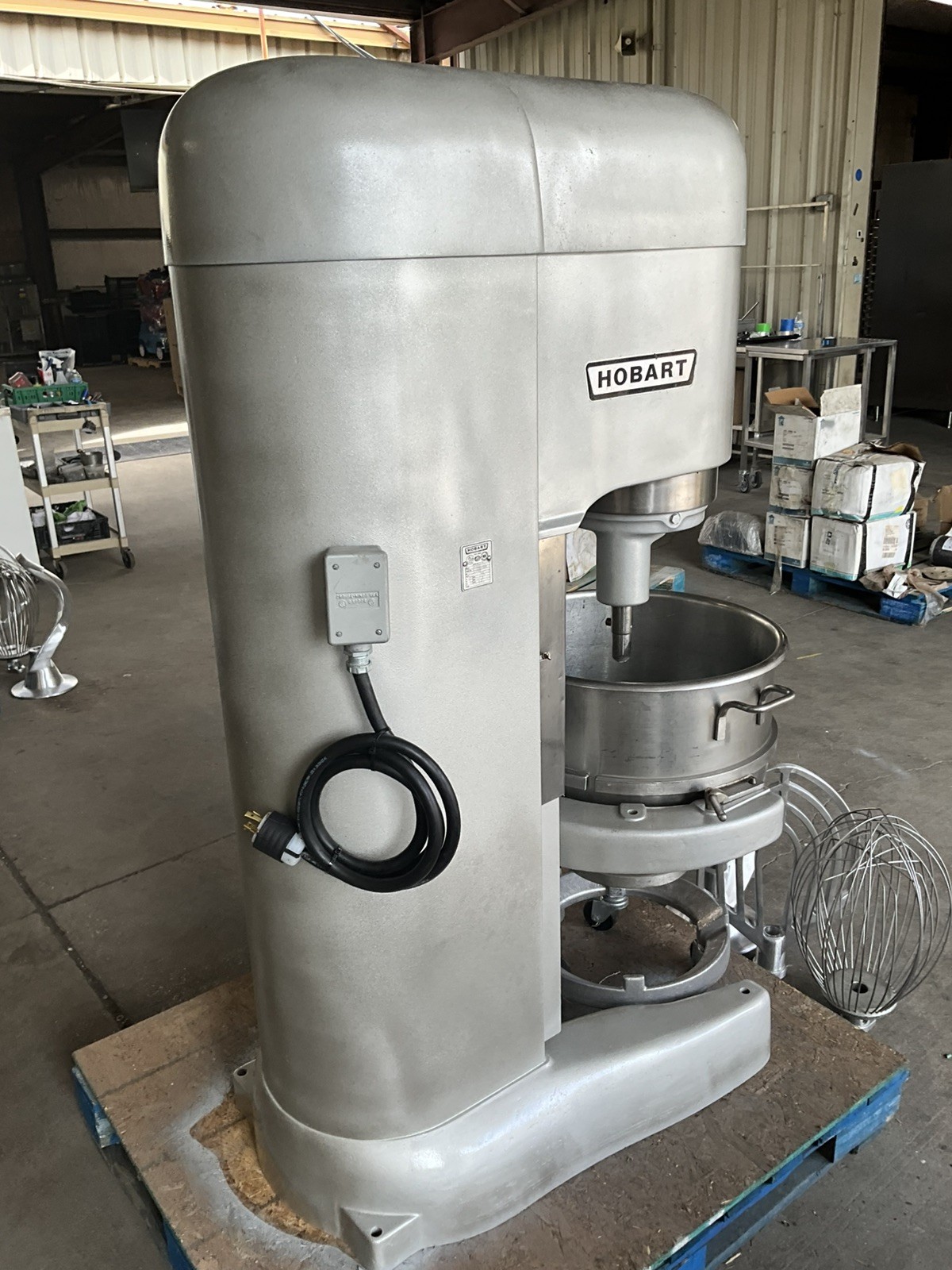 Hobart 80qt Dough mixer M802 Pizza Bakery Planetary Floor Mixer Paddle hook