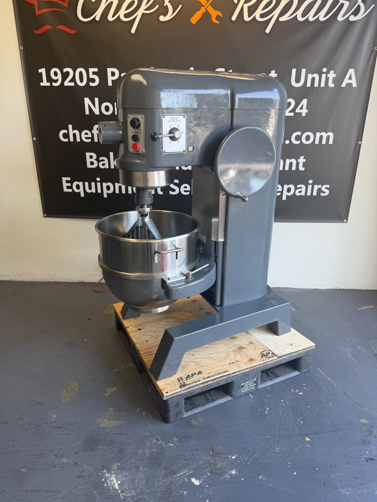 HOBART L800 80Q MIXER REBUILT WITH WARRANTY 1.5HP, 230V, 1PH