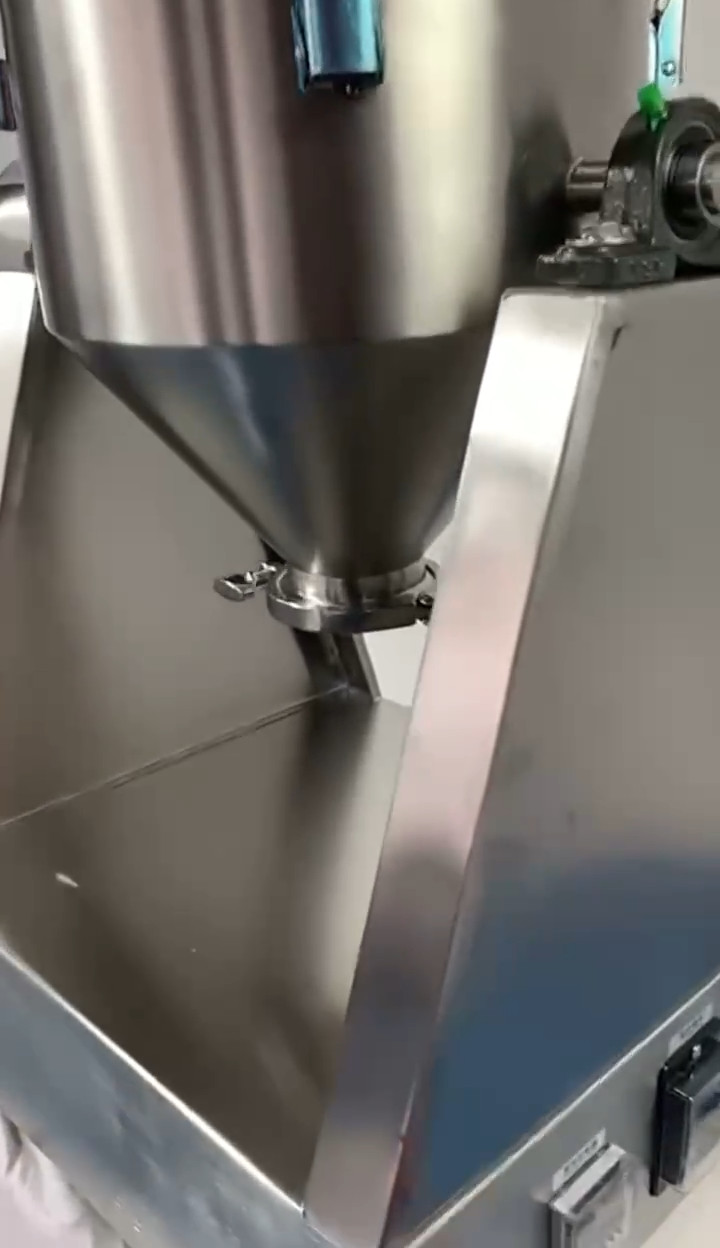 5-50KG Stainless Steel Dry Powder Mixer Adjustable Speed Blender for Food Feed
