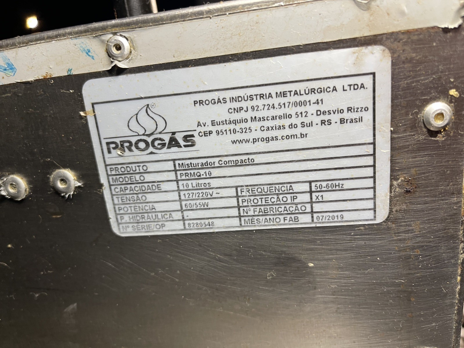 Commercial Dough Mixer – 10 Liter – PROGAS – Excellent Condition