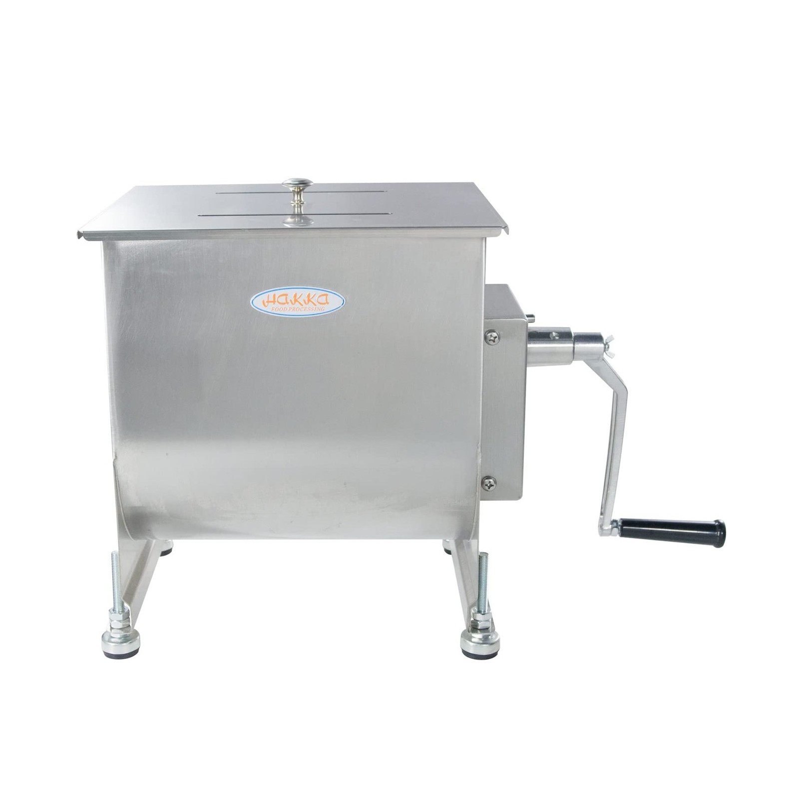 Hakka 15lb/7.5L Manual Meat Mixer, Stainless Steel 10L Fixed Tank Meat Mixer …