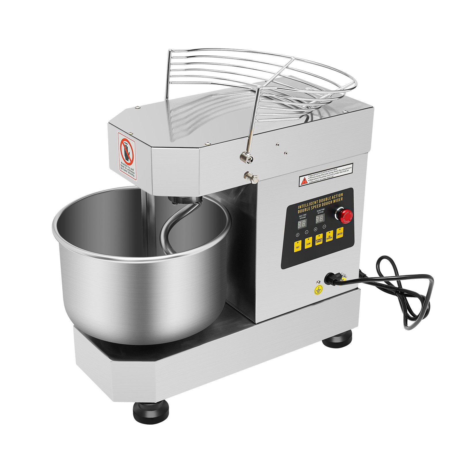 12Qt 2-Speed Commercial Food Mixer Electric Dough Mixer Pizza Bakery Mixer 750W
