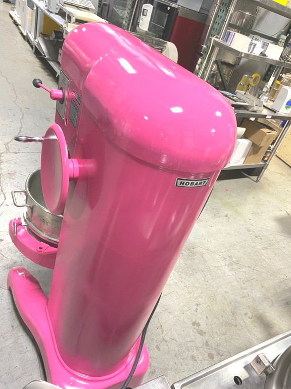 Mixers/ Hobart H-600 / 60 Qt Mixer / 1 HP Motor w/ Attachments/ 208V-3PH, Pink