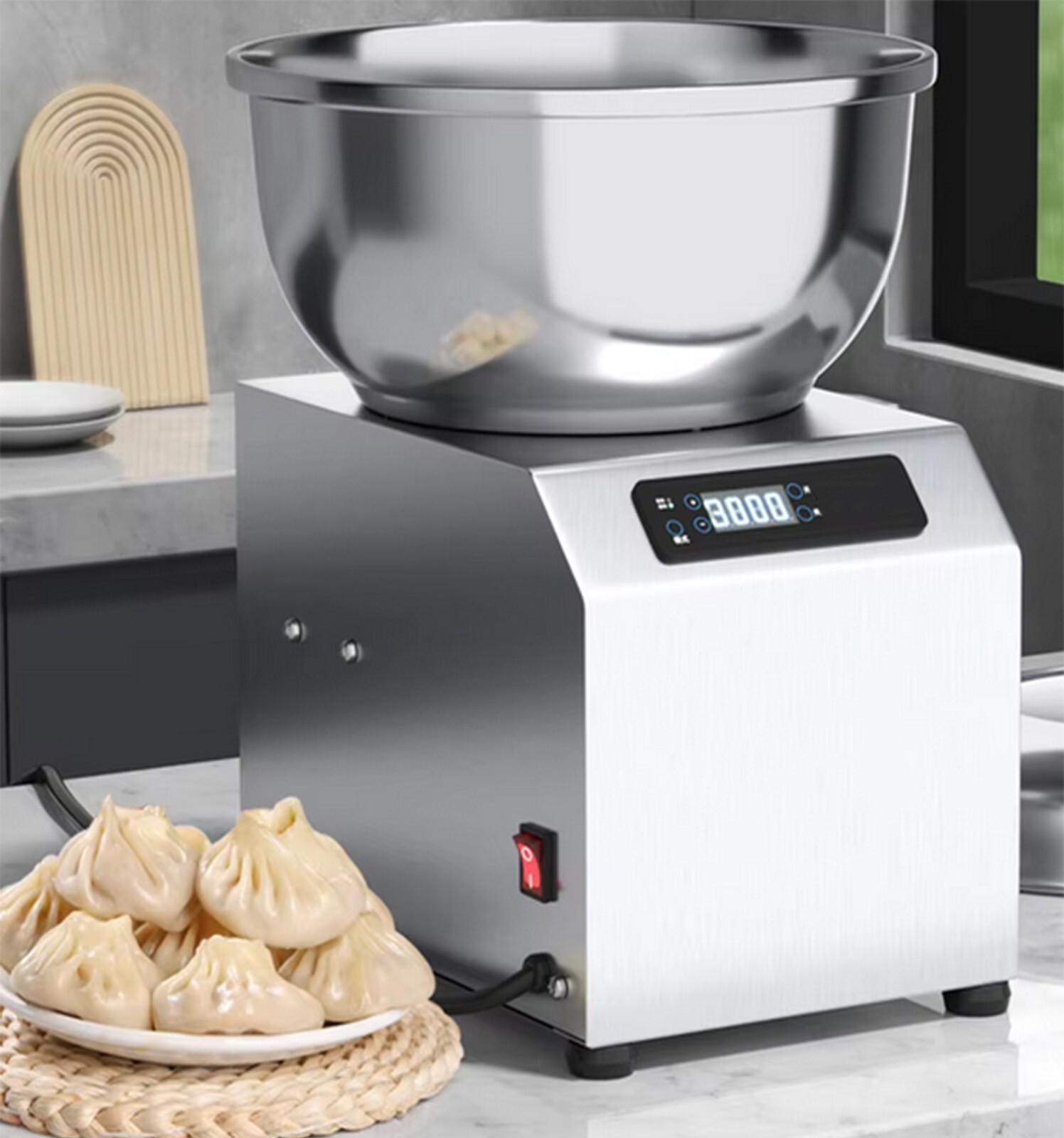 8KG Electric Dough Mixer Detachable Basin Type Dough Kneading Mixer