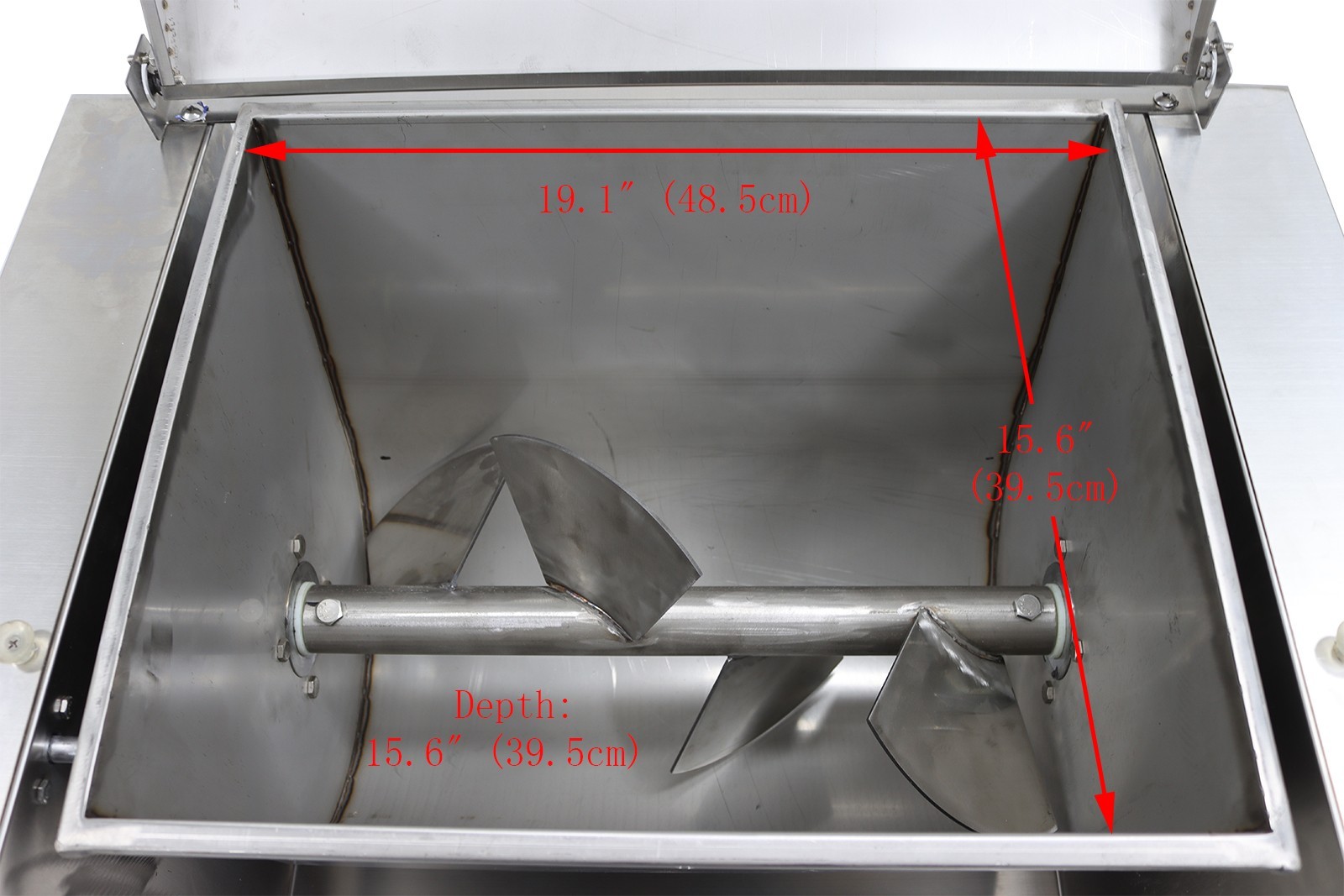 110V Meat Mixer Stirrer 50L/13.2gal Capacity Commercial Stuffing Machine