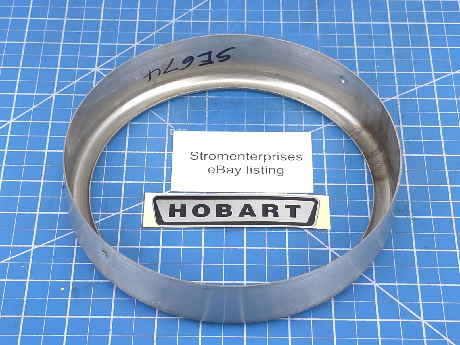 OEM Hobart Mixer D 300 30 qt 00-068719 Cup – Planetary Drip trim ring W/screws