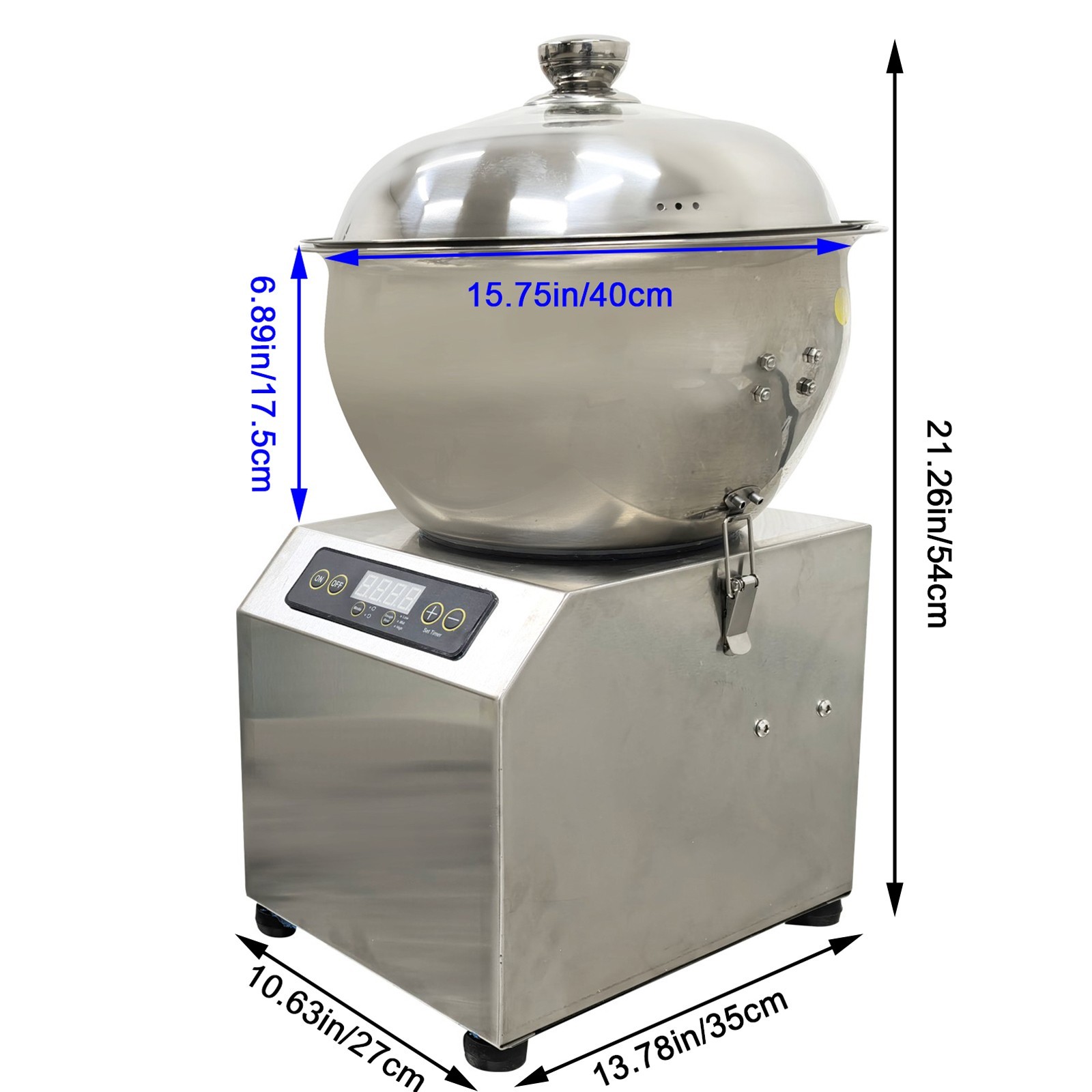 8KG Detachable Basin Type Dough Mixer with Heating Function 110V Flour Mixer