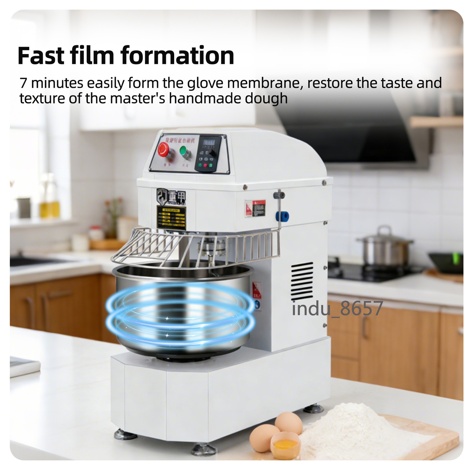 20L Spiral Dough Mixer Heavy‑Duty Commercial Bakery Bread Machine