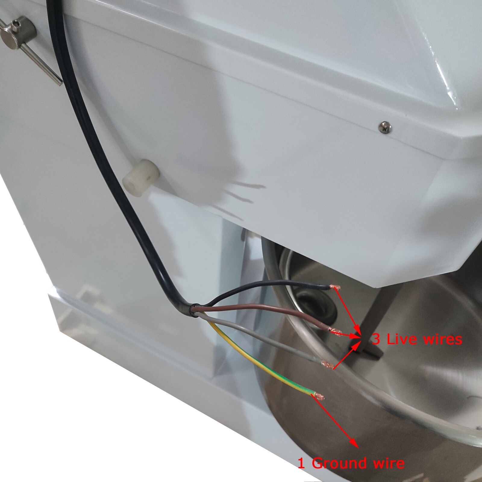 60L Double-Acting Double-Speed Spiral Dough Mixer Kneading Machine Bakeries 220V