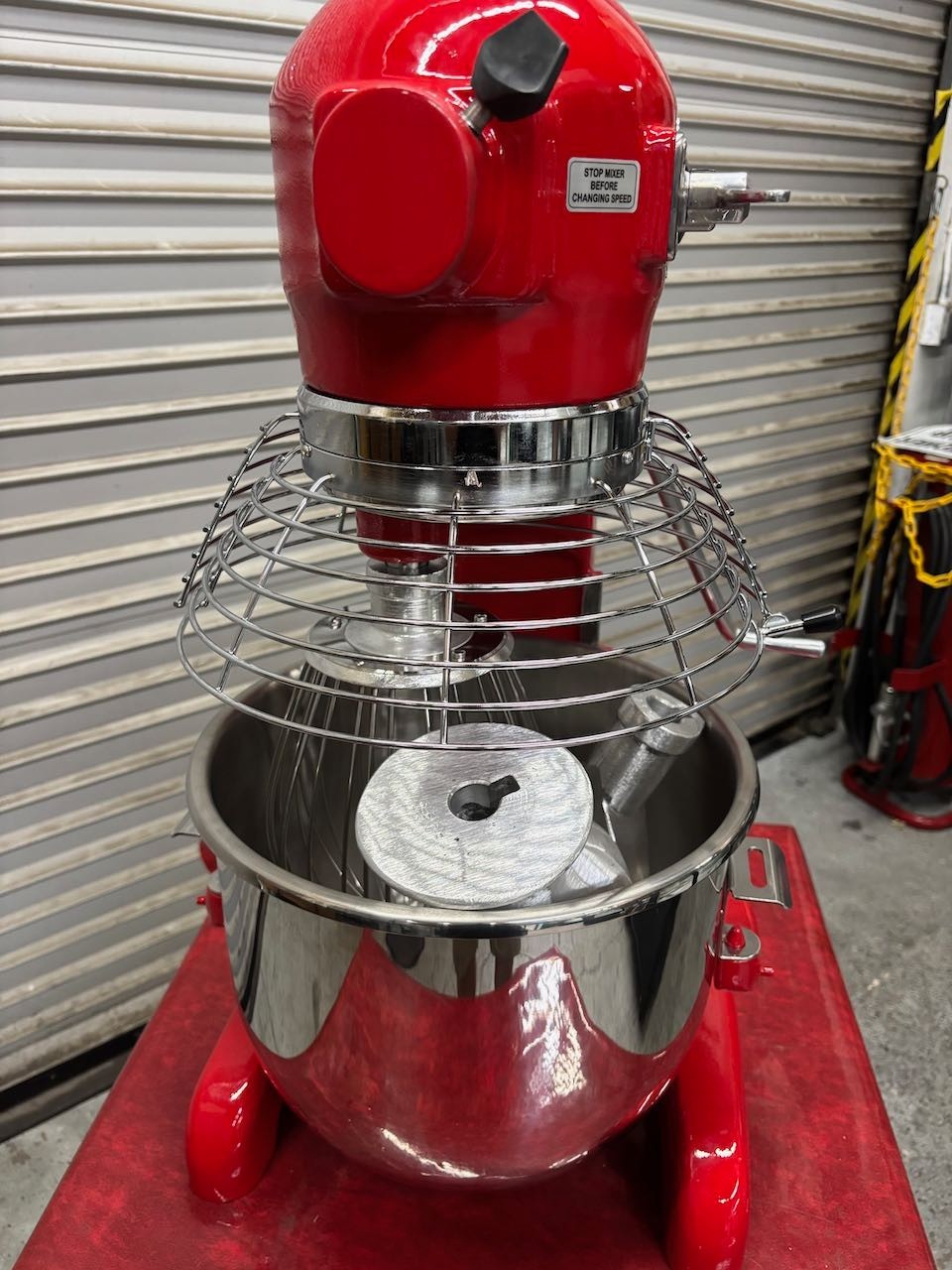 20 Quart Hobart A-200T Mixer 120V NEW Bowl & Attachments Red Qt 1/3 HP #4792