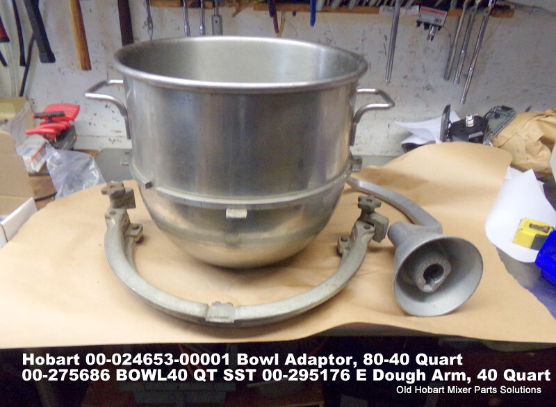Hobart 00-024653-00001 Bowl Adapter, L800-M802 to-40 Quart 00-275686 BOWL40 QT S