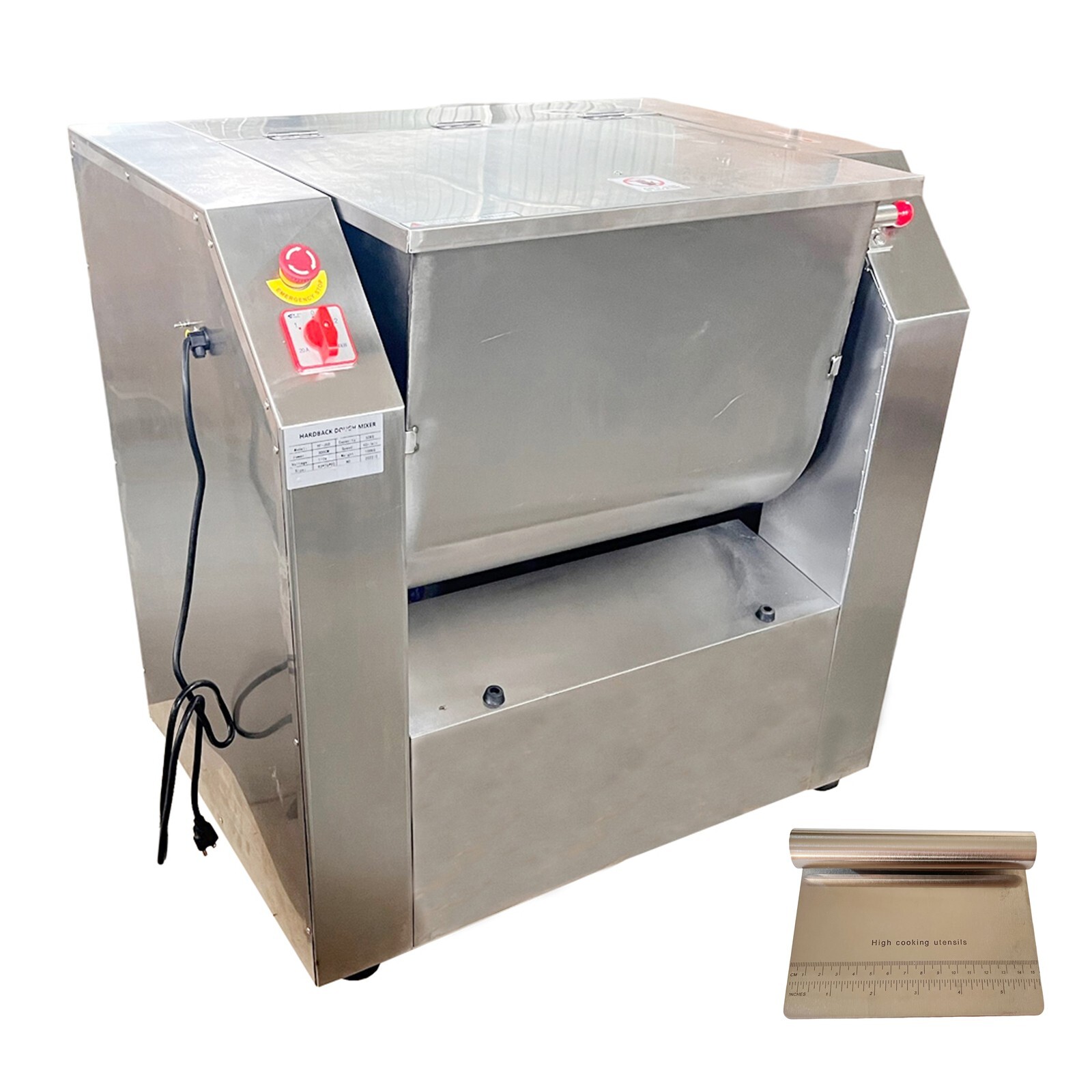 110V 50KG Commercial Dough Mixer Mixing Machine Electric Dough Kneading Machine