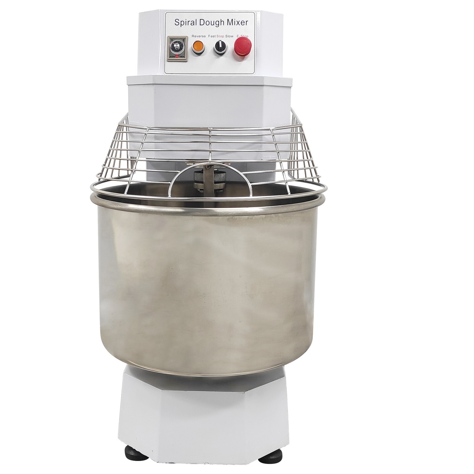 60L Double-Acting Double-Speed Spiral Dough Mixer Kneading Machine Bakeries 220V