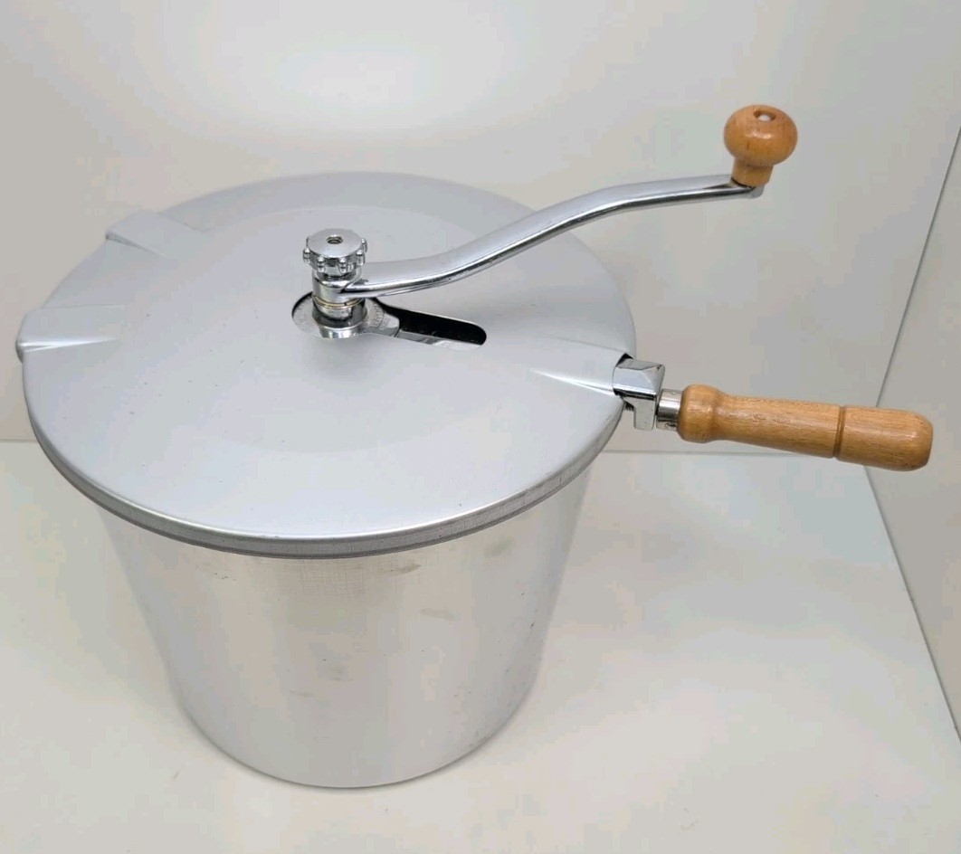 CamCo Hand Crank Dough Mixer Kneader W/Lid Model #12 Little Use FREE SHIPPING