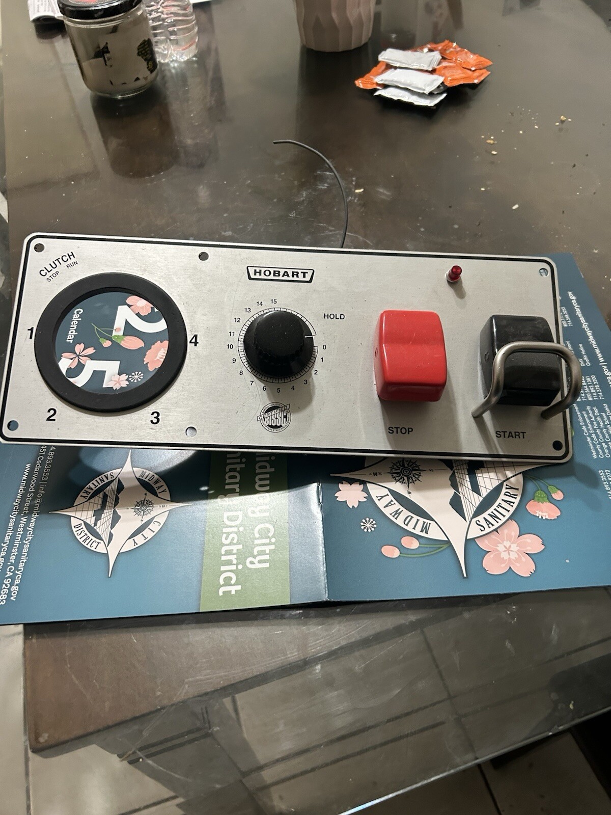 Hobart Mixer M802, 140 Quart On/Off Switch New!