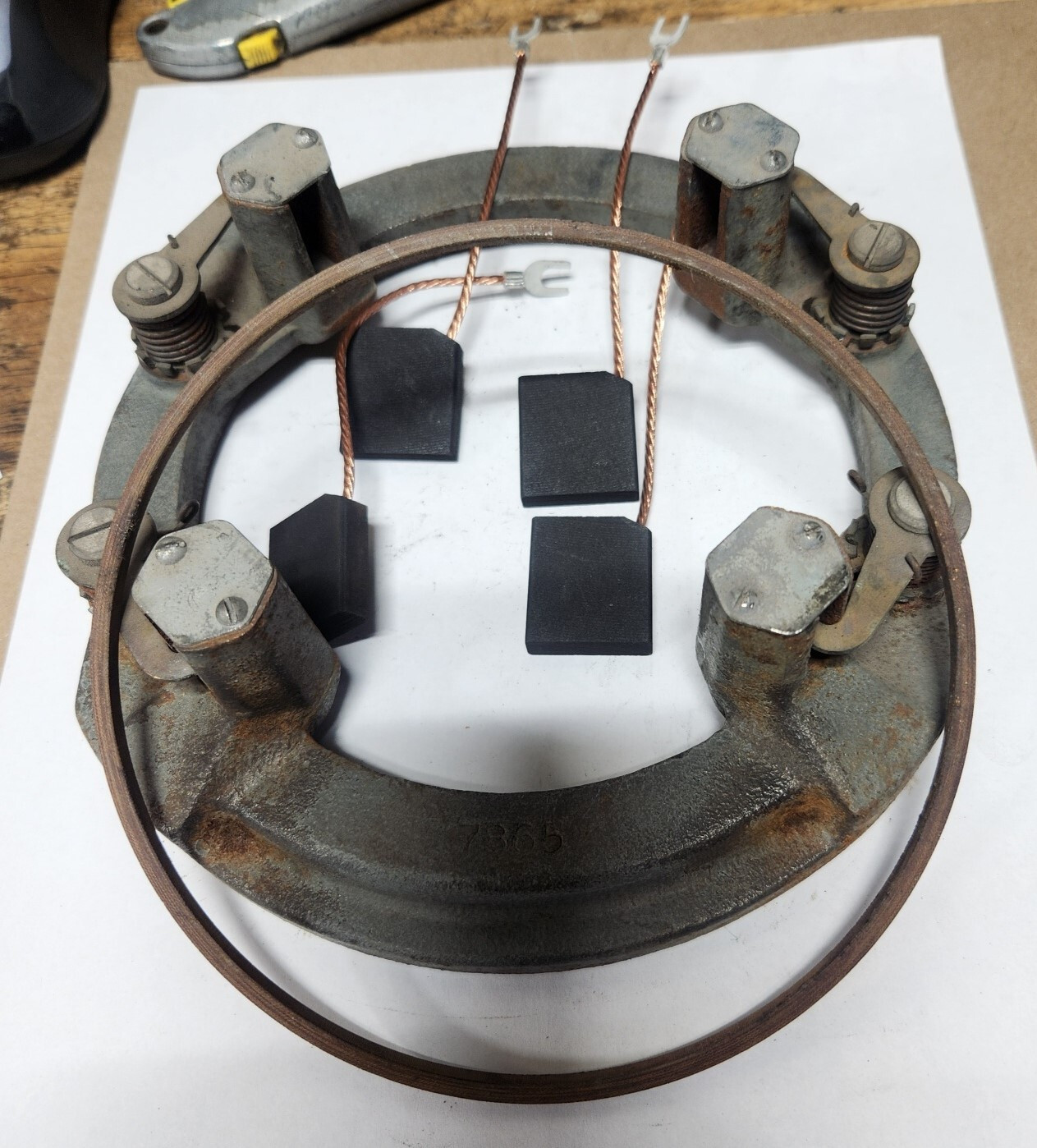 Hobart Mixer brush M802 V1401 motor brush holder complete assembly W new brushes