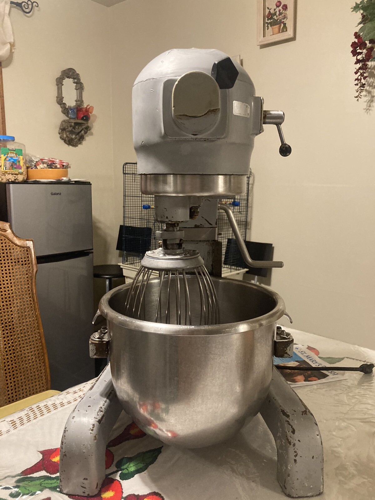 Hobart Mixer A-120 w/ Bowl Guard, Hobart Bowl