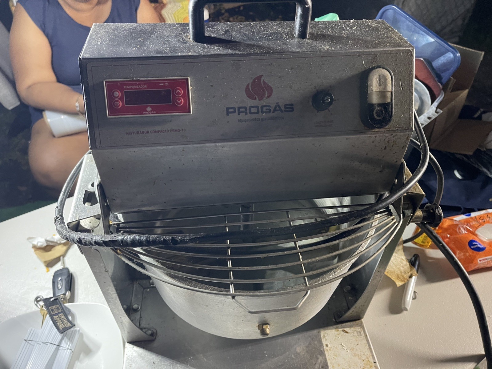Commercial Dough Mixer – 10 Liter – PROGAS – Excellent Condition
