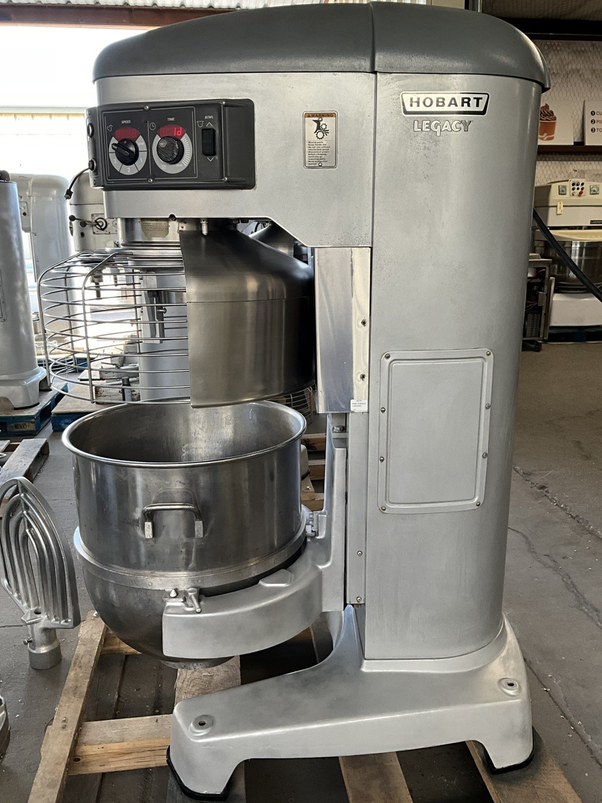 Hobart Legacy 140qt Dough mixer HL1400N Pizza Bakery Donut Pastry bowl guard D
