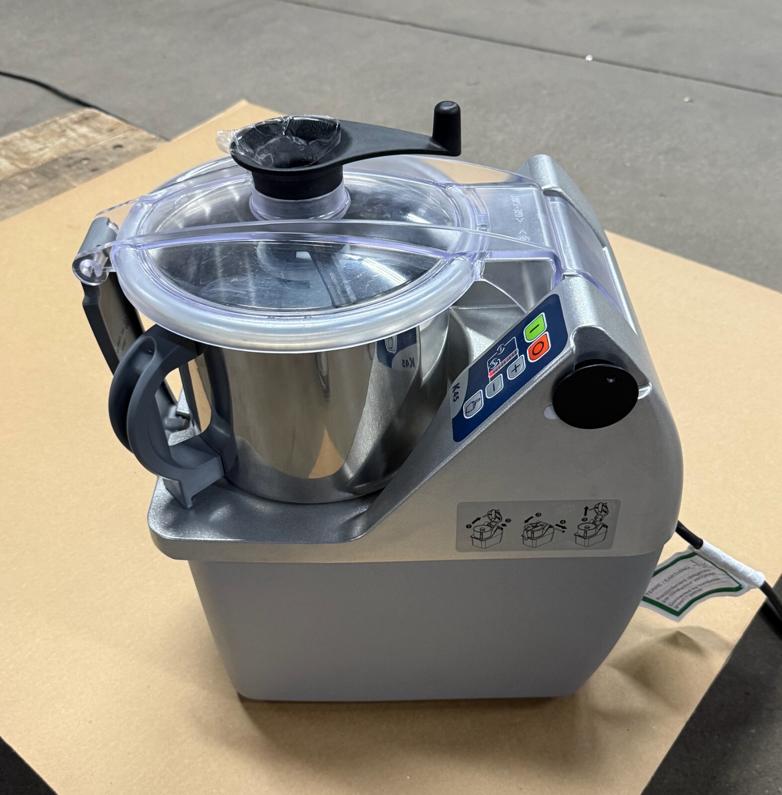 Electrolux K45VVNU Vertical Cutter Mixer, Bench Style, Variable Speed, 4.7 qt