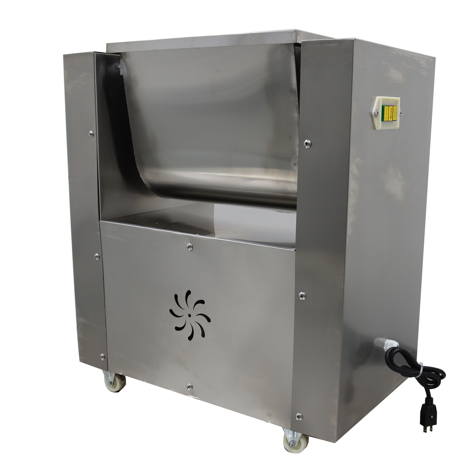 Electric Meat Vegetable Mixer Blender Tilt Tank Stainless Steel 30L 110V 1100W