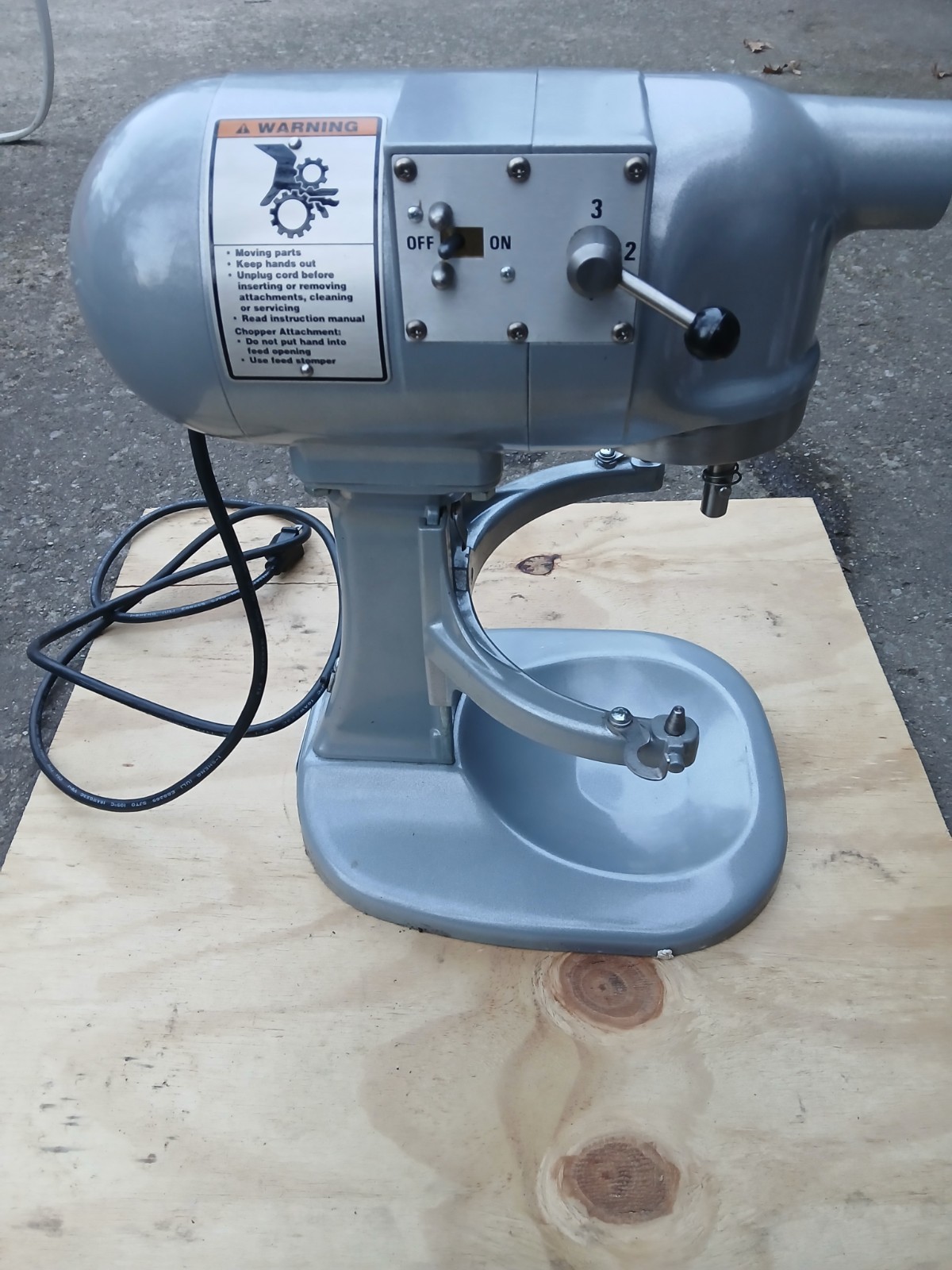 Hobart N50 Commercial Mixer Counter Top, 5 Quart, 3 Speed, ( Needs Repair)