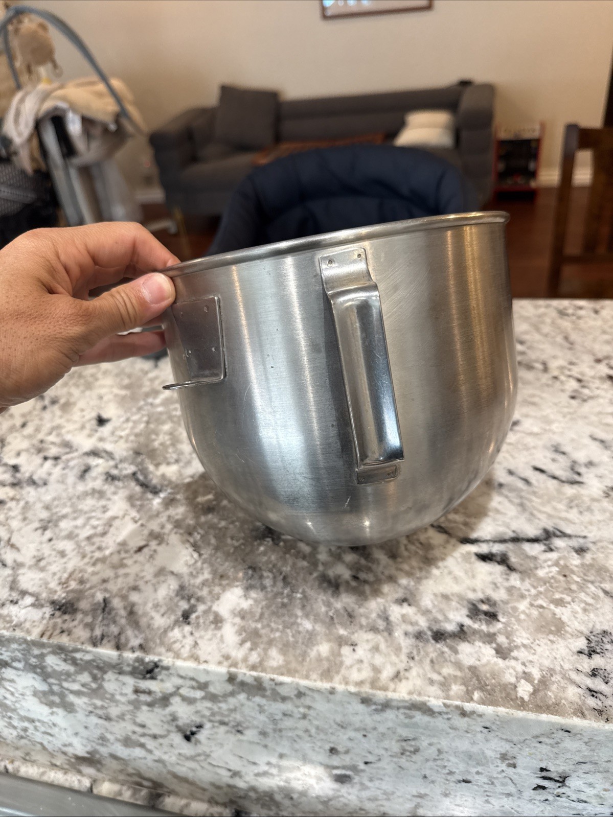Hobart N50 5 Qt Mixer Bowl BOWL-Stainless Steel Commercial OEM Style CLEAN. Z7