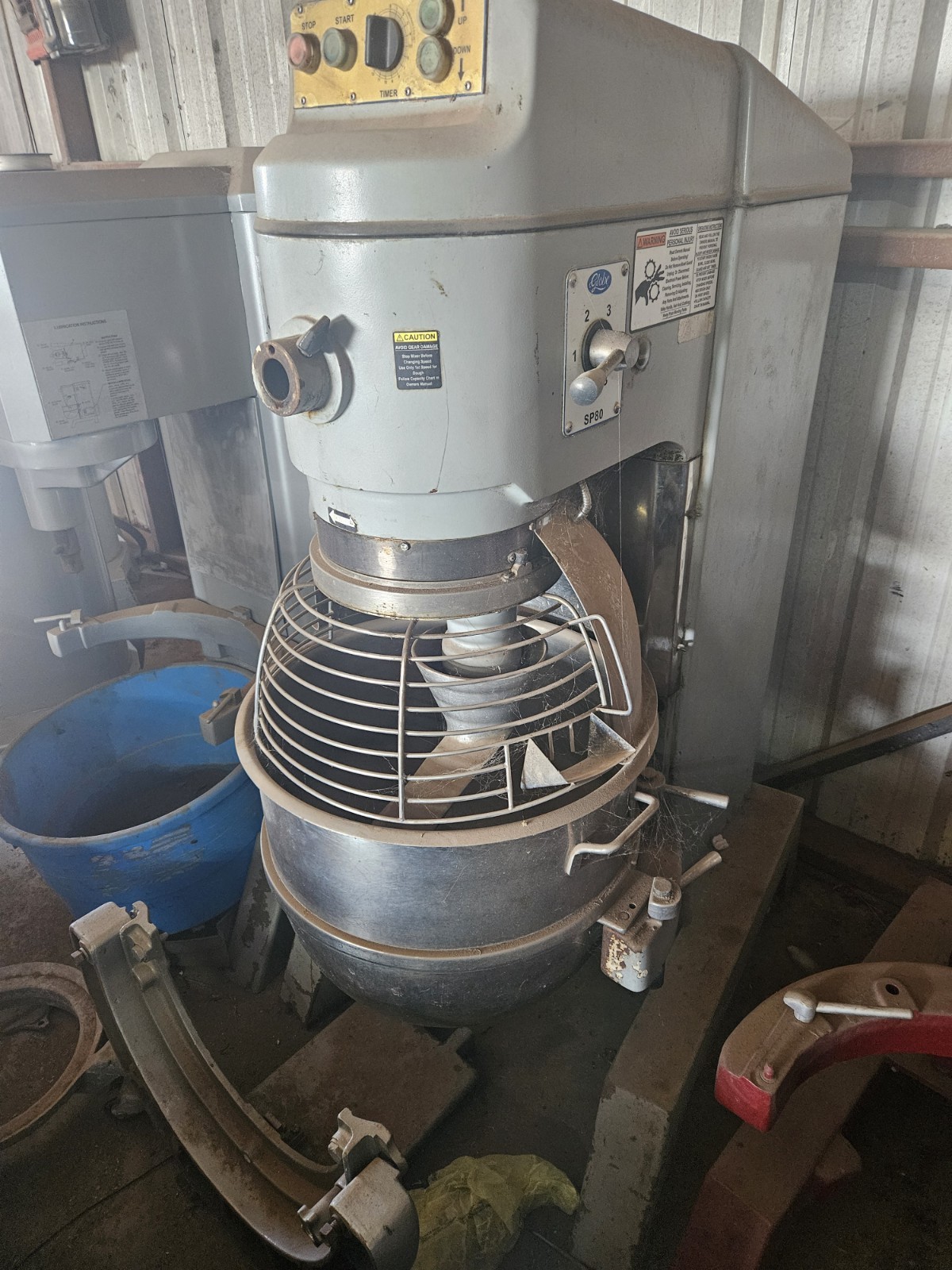 Global Mixer 80qt 220v 3 Phase Working Condition Commercial Mixer