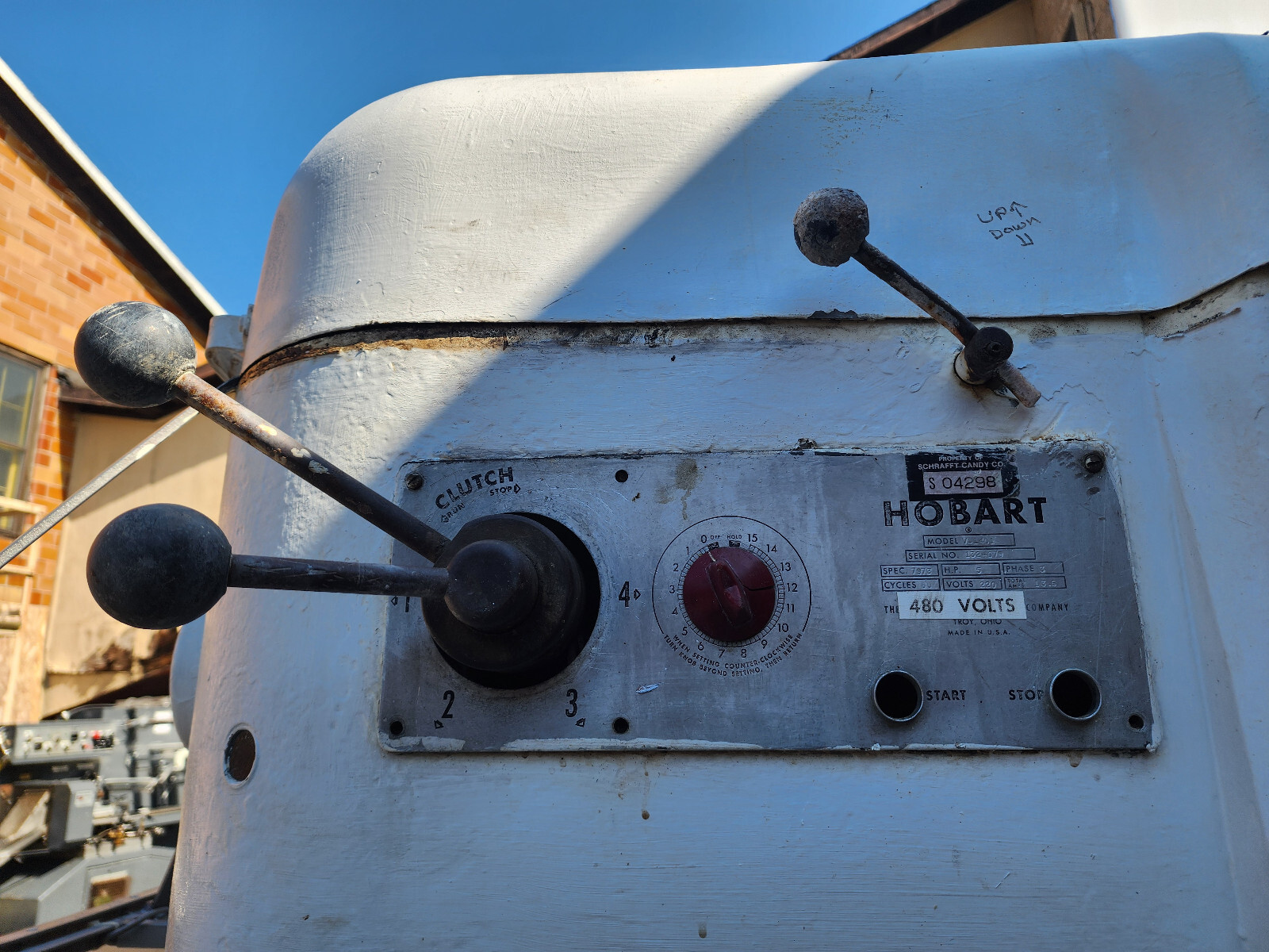 Hobart V1401 140qt Vertical Bowl Mixer With Accessories