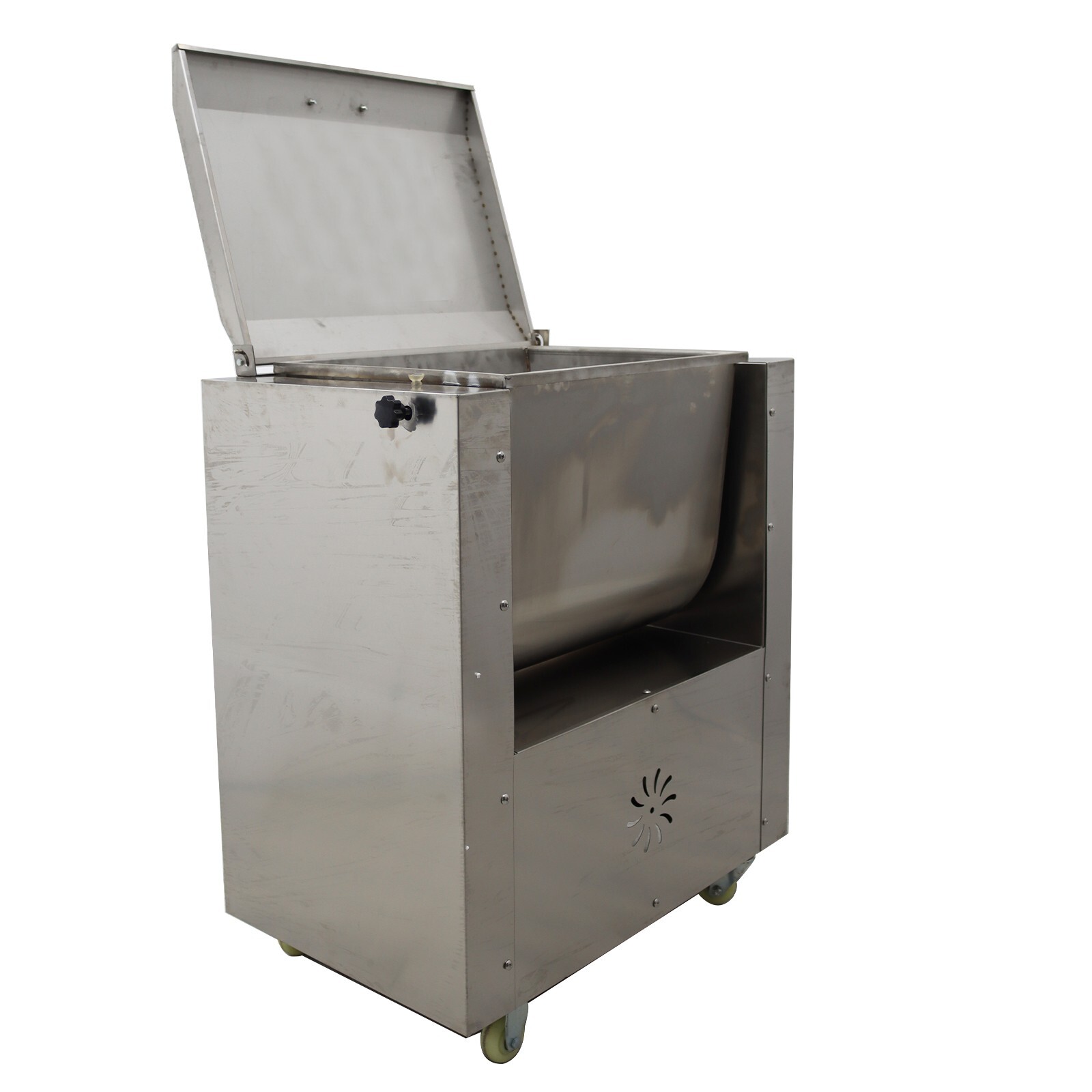 110V Electric Commercial Meat Vegetable Mixer Stuffing Mixer Tilt Tank 15.8Gal