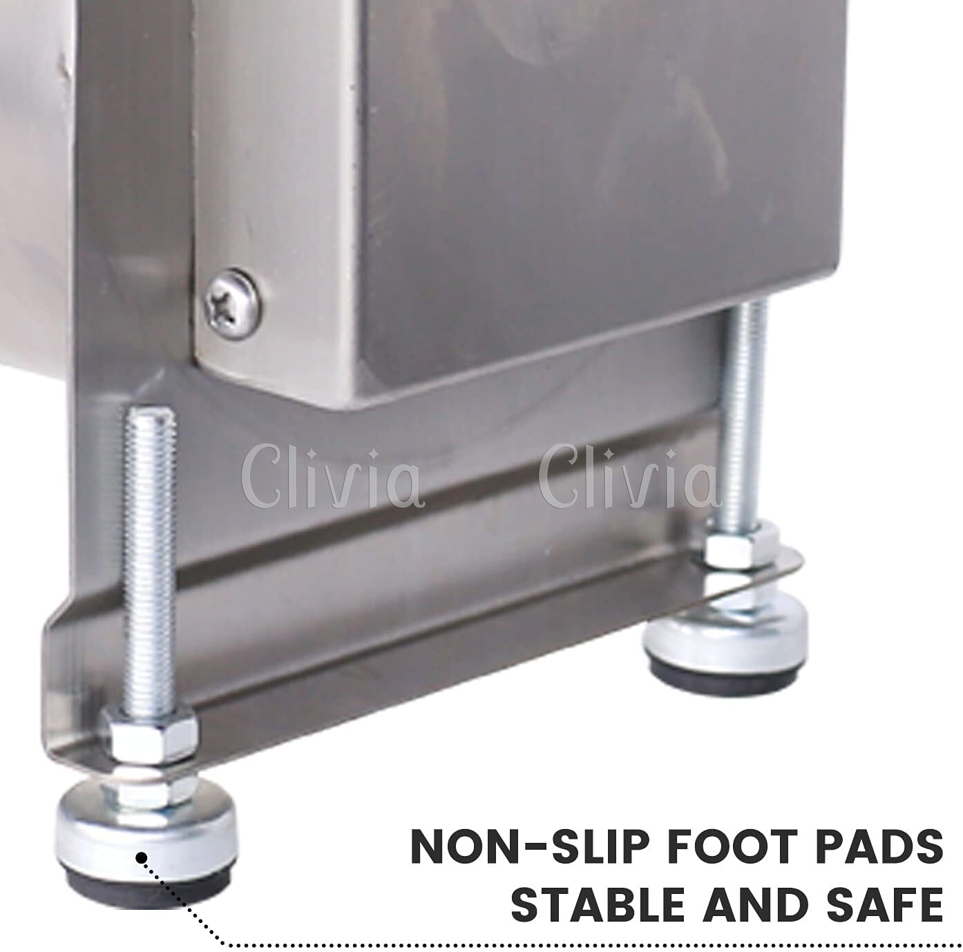 Clivia 45 lb Double Axis Meat Mixer Stainless Steel Manual Sausage Filling Mixer