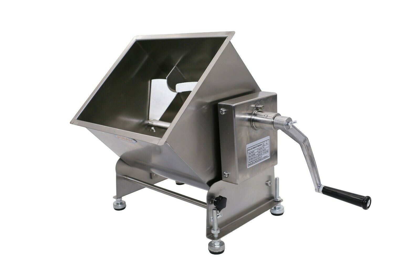 Hakka Commercial 2 in 1 Food Processor Meat Mixer with Burger Press Patty Maker