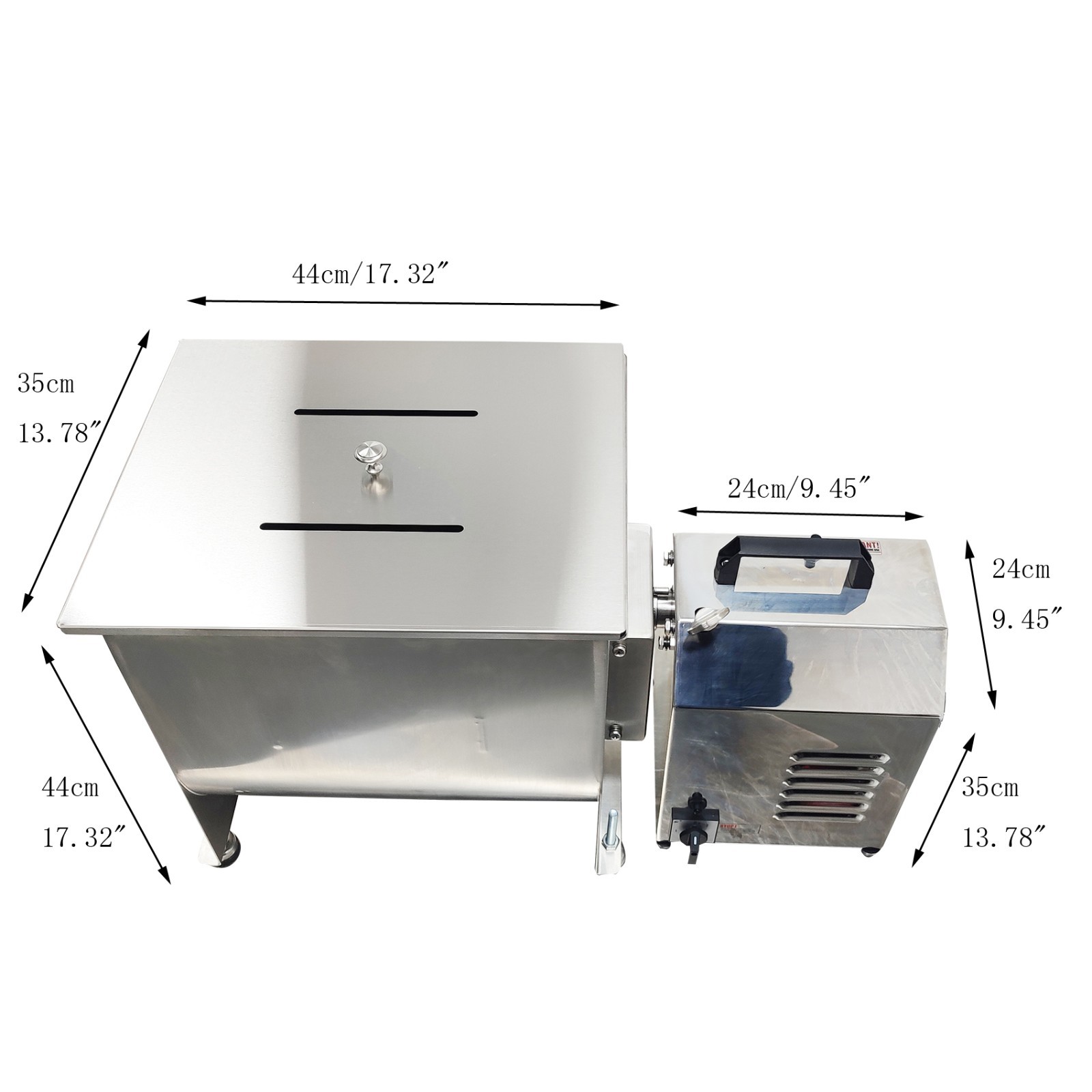 Electric Mixing Blender 40L Hopper Stuffing Mixer Sauce Blender Feed Agitator
