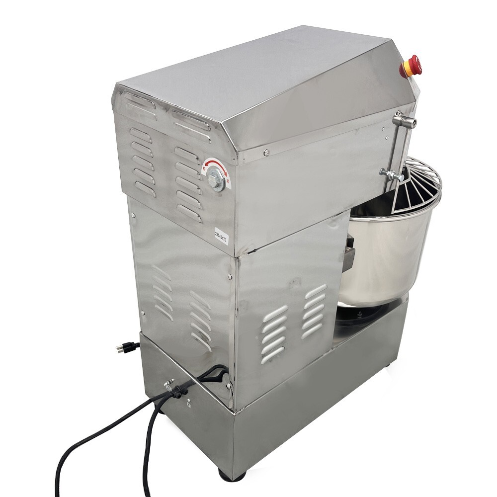 110V Electric 20QT Dough Mixer 1500W Dual Speed Dual Action Spiral Mixer Machine
