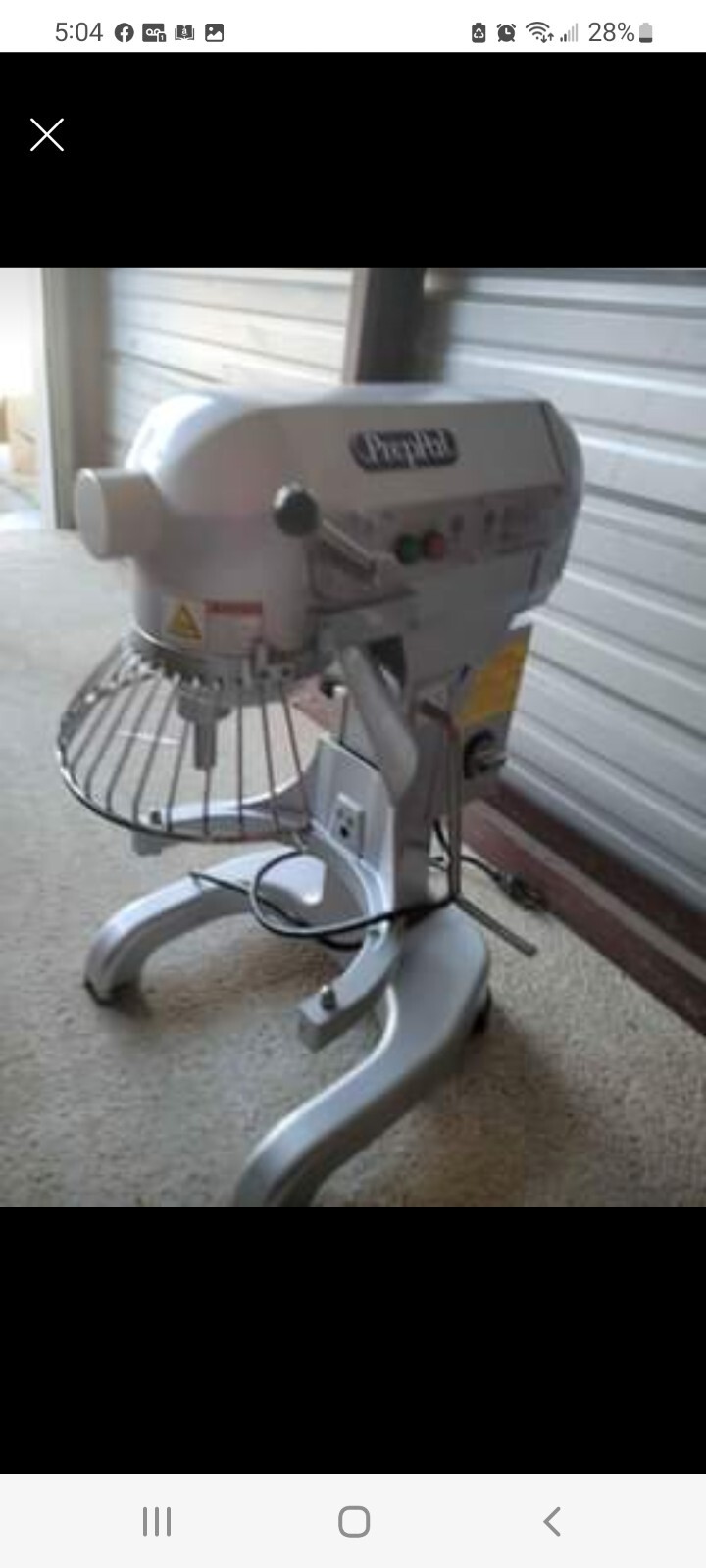 10 quart PrepPal Tabletop Mixer. 