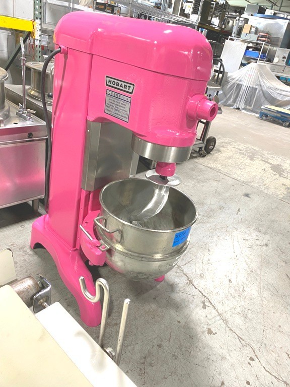 Mixers/ Hobart H-600 / 60 Qt Mixer / 1 HP Motor w/ Attachments/ 208V-3PH, Pink