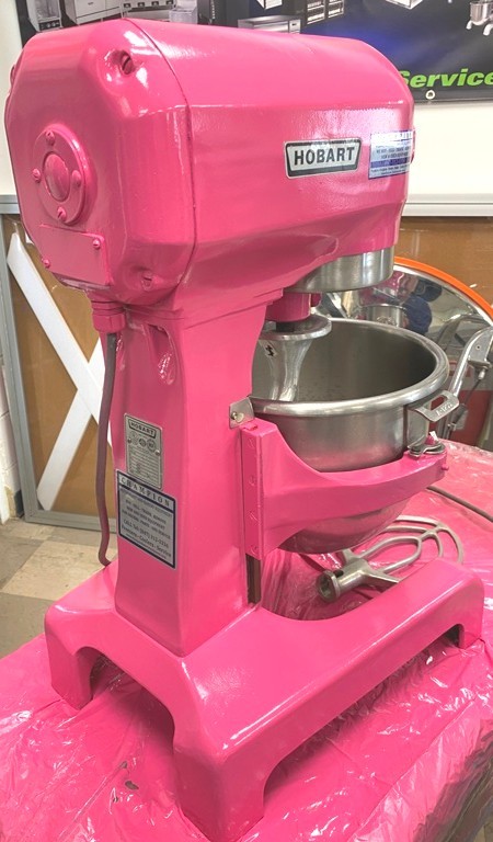 Mixers/ 12 Qt Hobart A-120 Pink 12 Qt Refurbished Bench lanetary w/t 4 Attach
