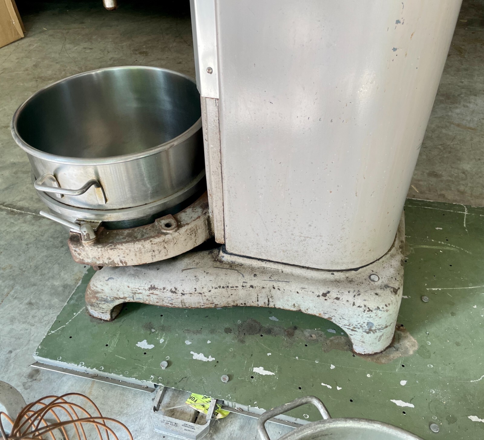 Hobart H-600 Mixer 60qt Bowl Pizza Dough Hook Paddle Whisk 30qt Bowl Adapter 3PH