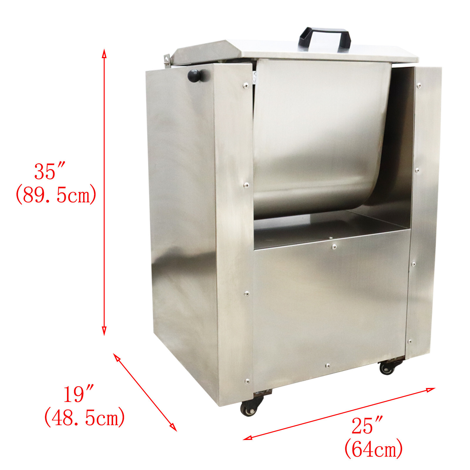 40L/10.5Gal Automatic Stainless steel Electric Vegetable Meat Mixer 110V 1.5KW