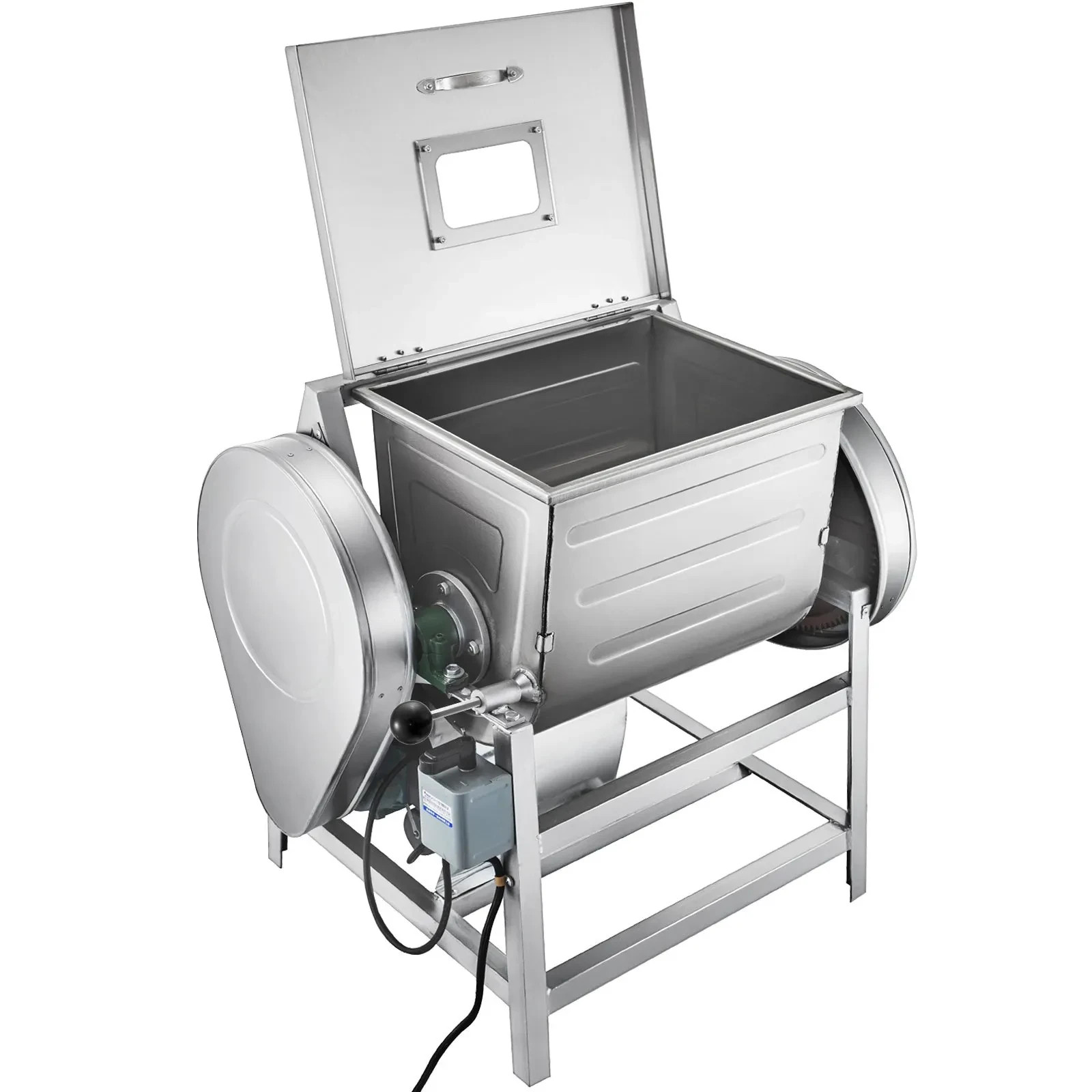 VEVOR 50 Qt Commercial Dough Mixer 110V 2200W 25kg Stainless Steel Bakery