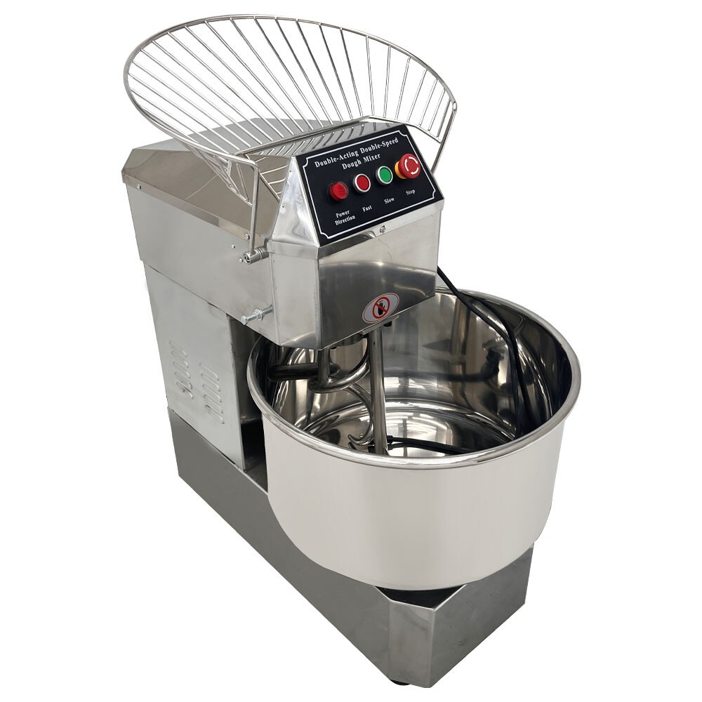 50L Commercial Double Action Double Speed Dough Mixer Stainless Steel 110V
